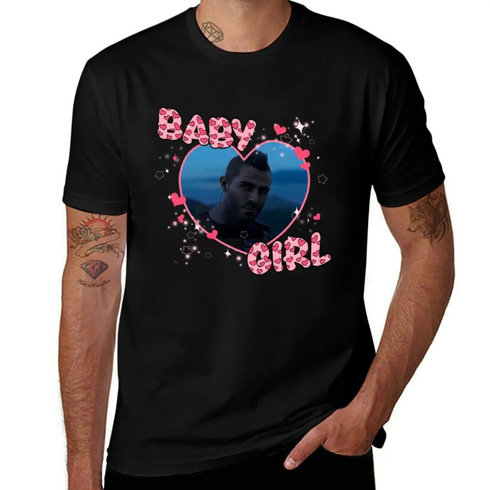 

Baby Gril John Mactavish T-Shirt oversized shirts graphic graphics black t-shirts for men