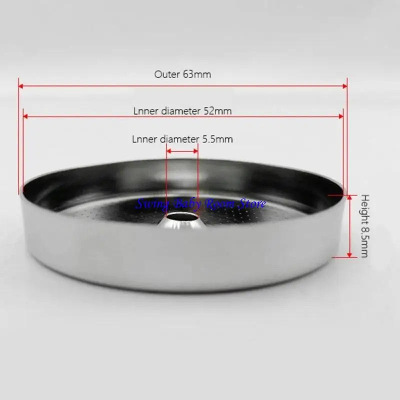 K1AD الفولاذ المقاوم للصدأ مرشح شاشة القهوة مقبض مرشح صانع القهوة تخمير مرشح لآلات الإسبريسو استخراج القهوة