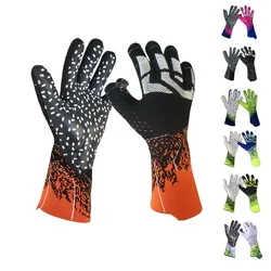 2024 Latex Goalkeeper Gloves Thickened Football Professional Protection Adults Teenager Goalkeeper Soccer Goalie Football Gloves