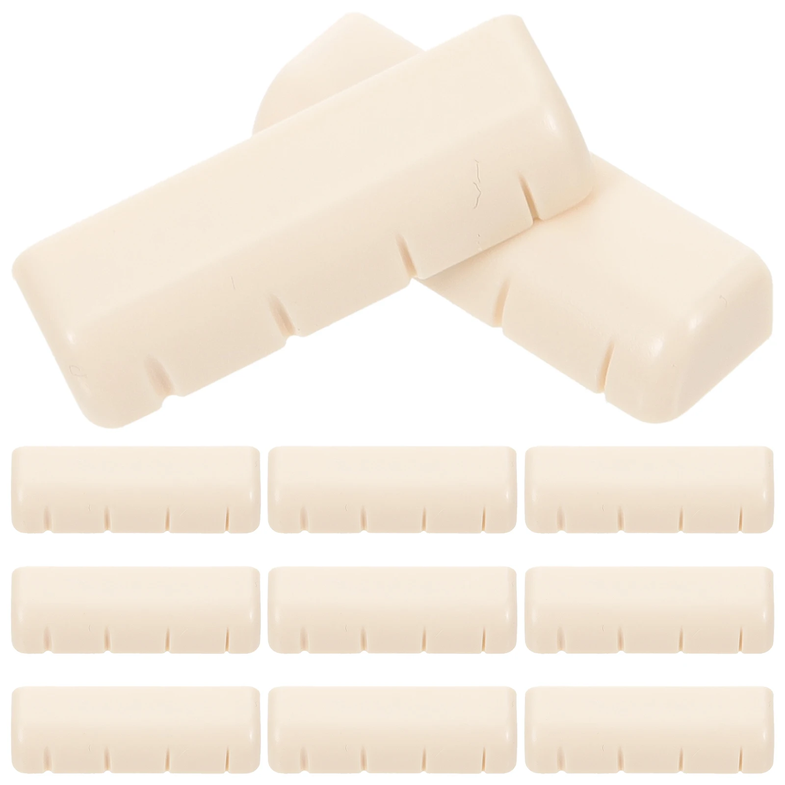 

20pcs Banjo Nuts Simple Neck Rest White Replacement String Support Instrument Accessories Sturdy Lightweight Durable