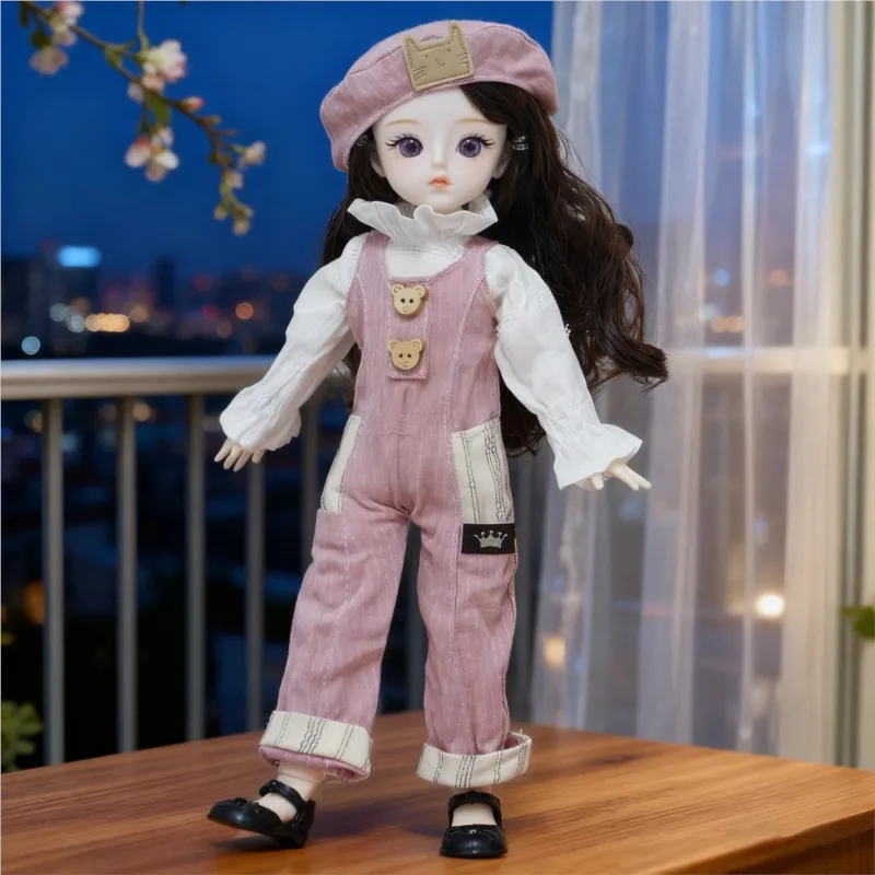 1/6 BJD poupée jouet à la mode jolie 30 cm ensemble de poupée multi-articulé mobile habiller bricolage poupée jouet enfants jouer maison jouet Collection cadeau