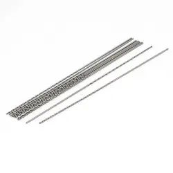 HSS 스트레이트 생크 트위스트 드릴 비트, 드릴링 도구, 0.8mm 직경, 100mm 길이, 10 개