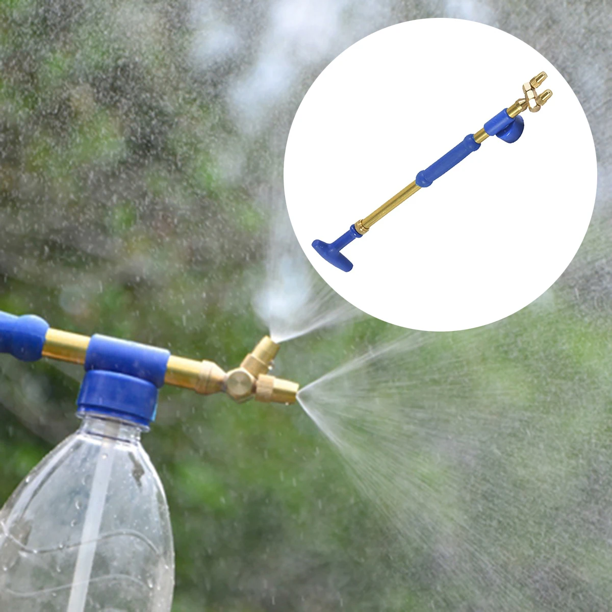 

Adjustable Water Pressure Atomization Sprayer Head Garden Manual Spray Watering Head Optional Nozzle Interface Brass Gun Sprayer