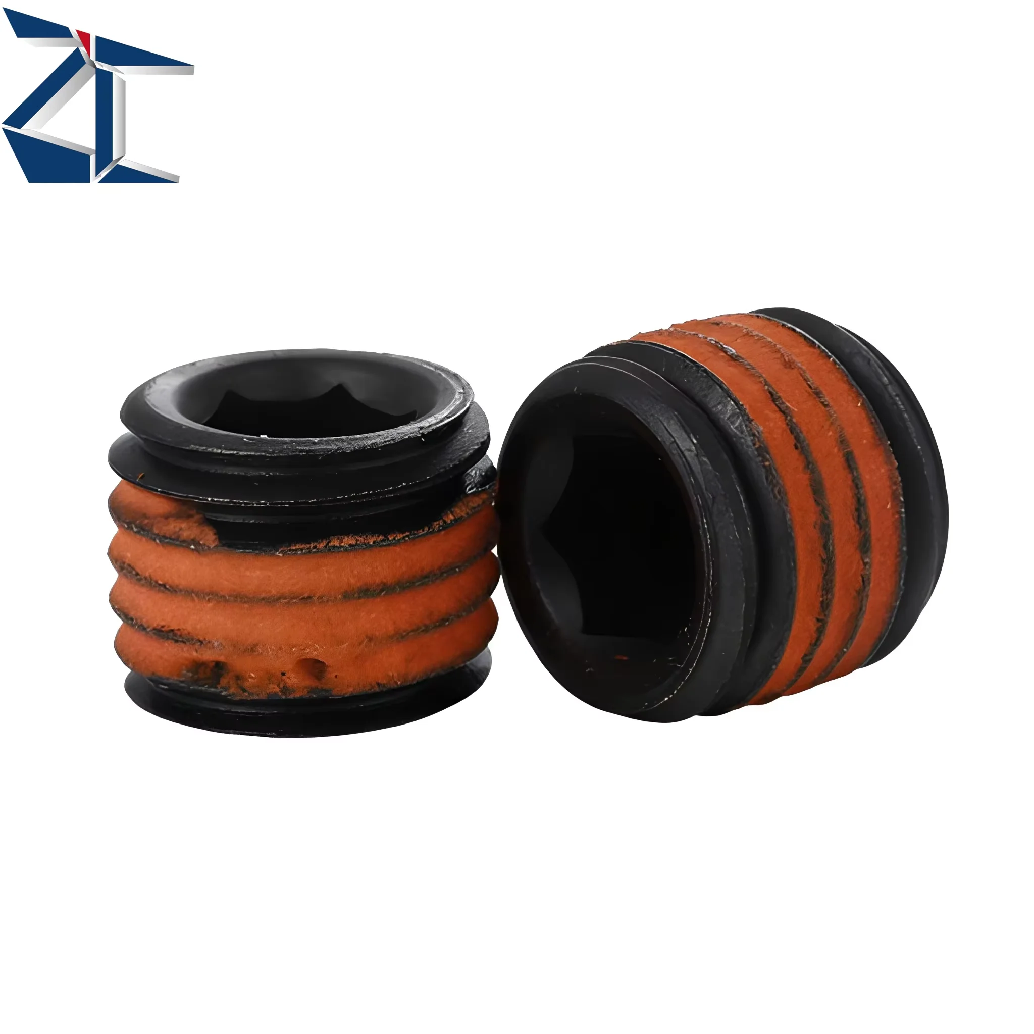 ZLMSW Carbon Steel Factory Supply Flanged Loosening Prevention Threaded Screw Plug Through Hole Hex Socket Flange Screw Plug