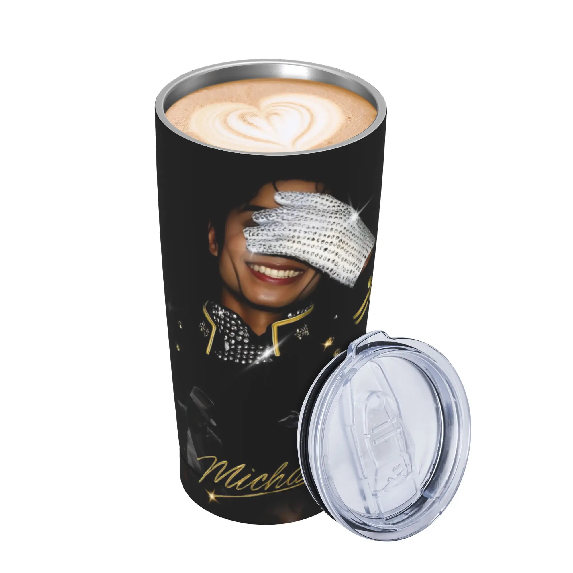 Singer Michael Jacksons MJ Tour 2026 Insulated Tumbler with Straws  Stainless Steel Thermal Mug Outdoor Portable Car Bottle 20oz