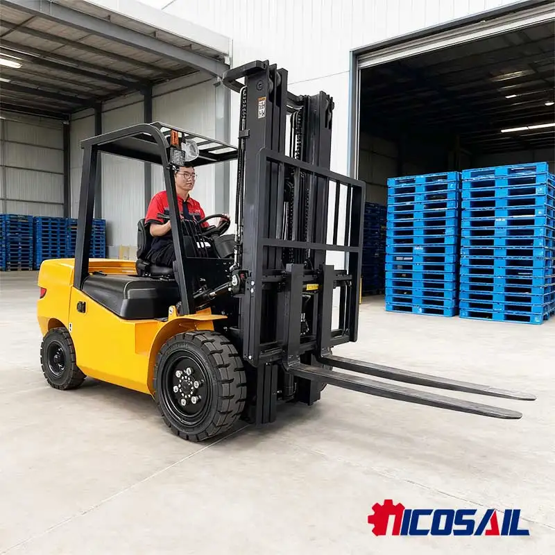 

Customized 1500kg Capacity 3m Lifting Diesel Forklift for Farm Material Transport - Factory Direct Pricing