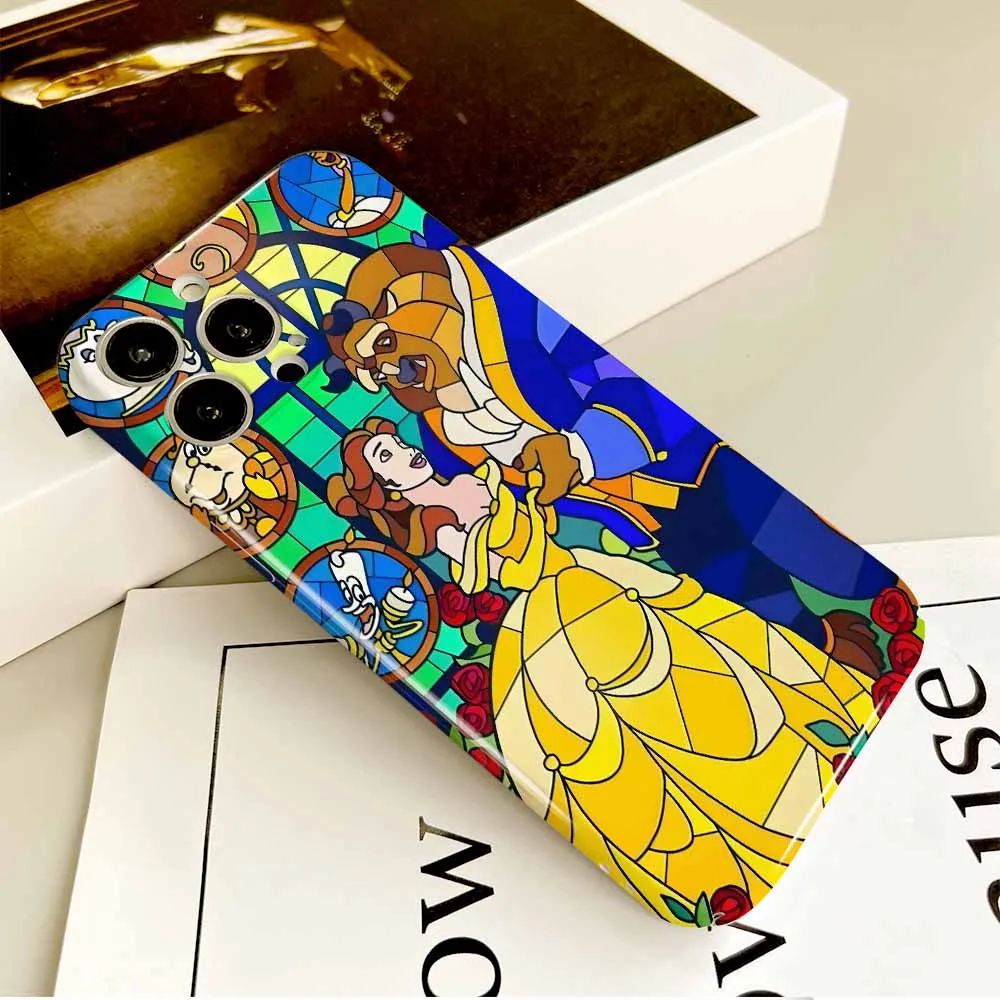 جديد الجمال والوحش لسامسونج A73 A71 A56 A55 A54 A53 A52S A51 A36 A35 A34 A33 A32 A31 A25 A24 A23 A22 A17 جراب هاتف