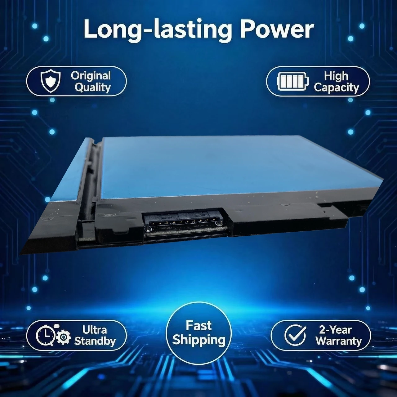 New 7.6V 68Wh GJKNX Laptop Battery For DELL Latitude E5480 5580 5490 5590 Precision M3520 M3530 GD1JP P27S P60F P72G DV9NT 3VC9Y