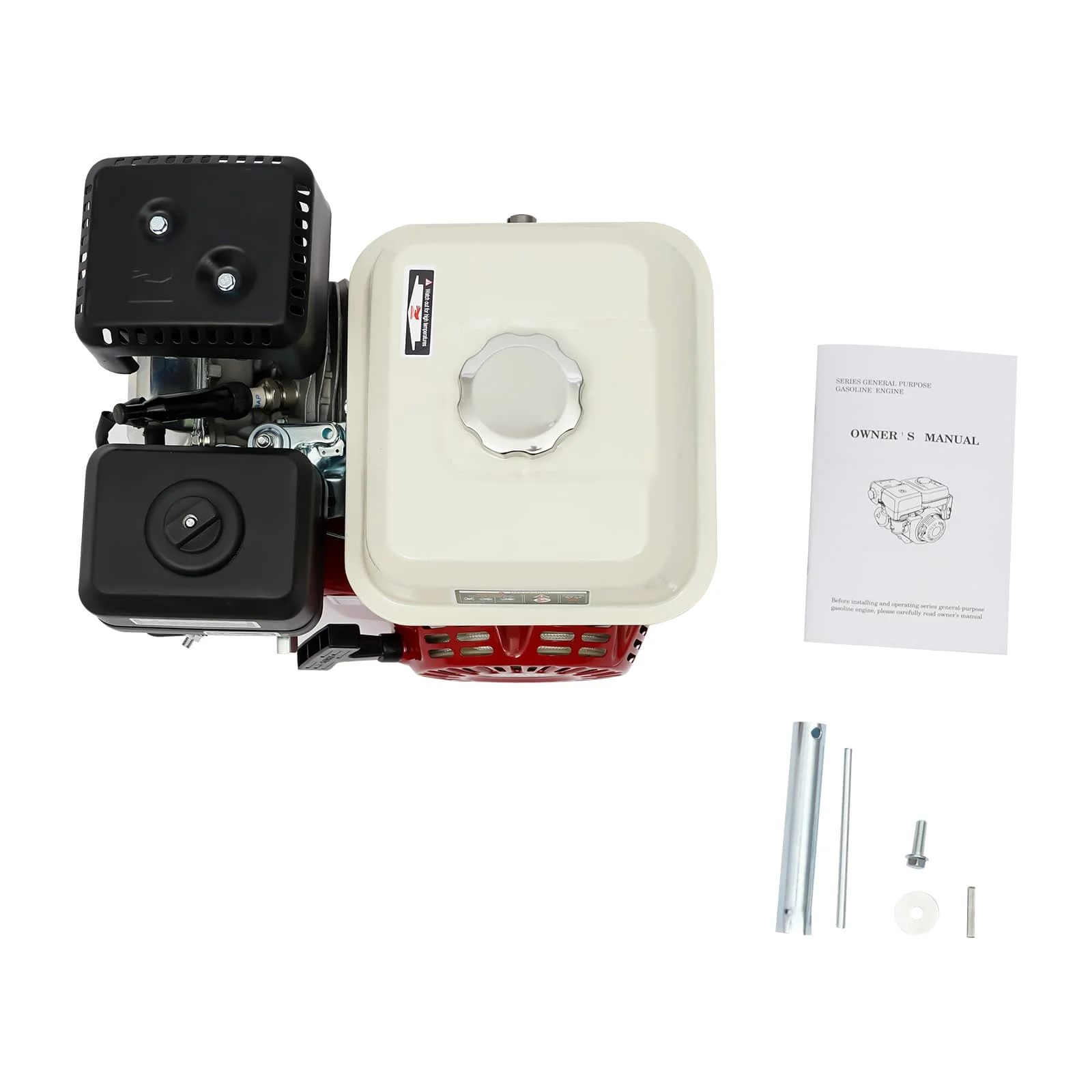 4 السكتة الدماغية 6.5HP GX160 محرك الغاز تبريد الهواء 3kw 3600r/min تبريد فعال انخفاض استهلاك الوقود