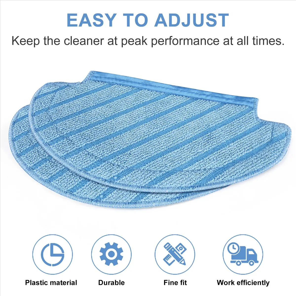 10Pcs Mop Cloths Cl…