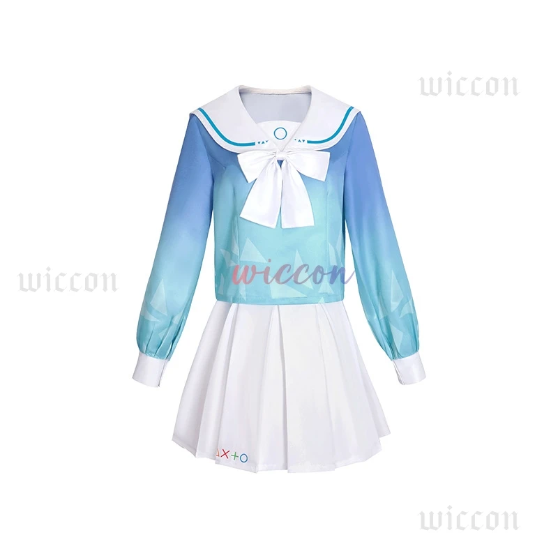 Game Blue Archive Project MX Arona Cosplay Costume Wig Anime School Sailor JK Uniform Hallowen Role Play Suit