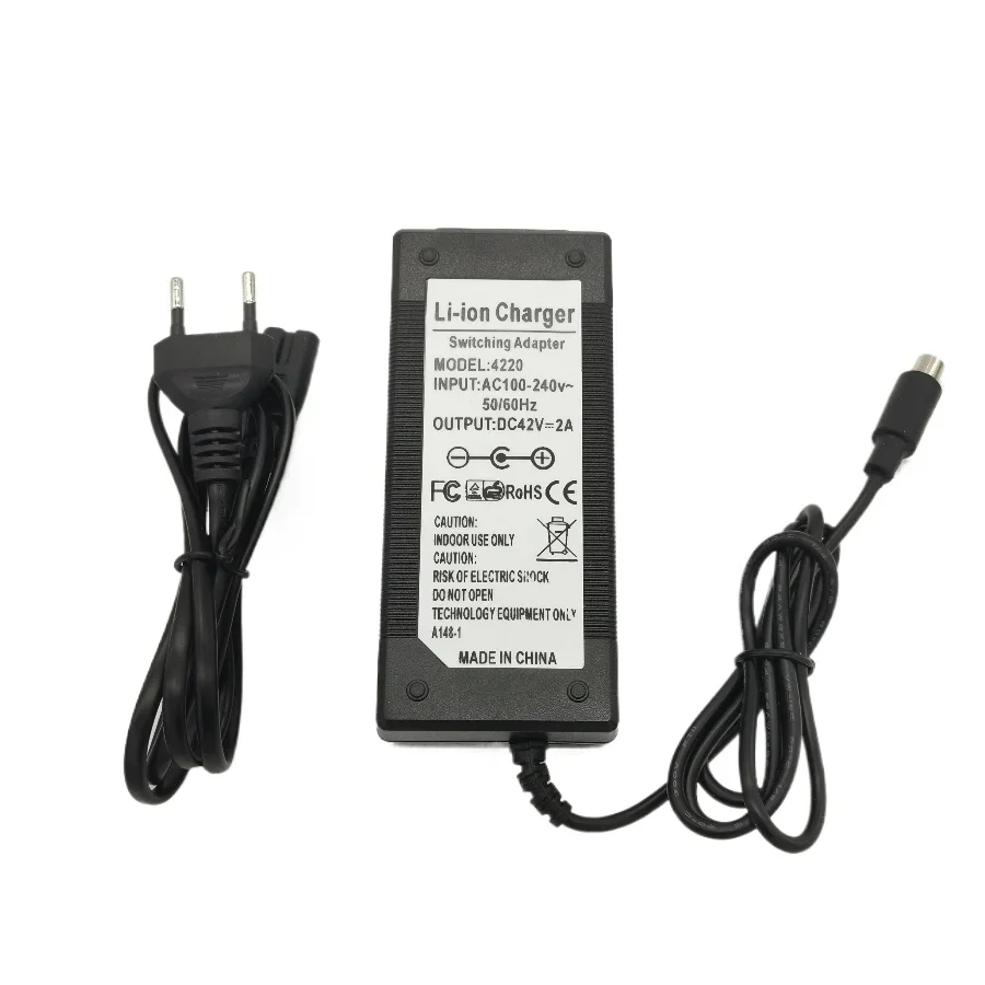 42V 2A Battery Power Adapter Charger for Xiaomi Electric Scooter M365 1S Pro for Ninebot ES1/ES2/ES4 EScooter Parts Battery