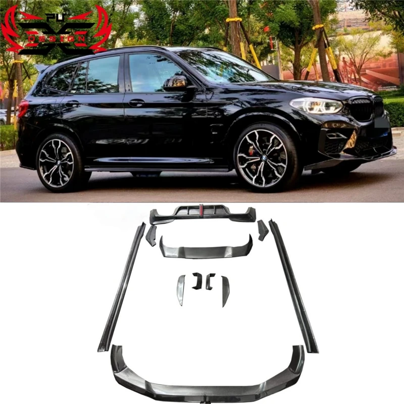 

For BMW X3M F97 19-21 Carbon Fiber Front bumper Front Lip Rear Diffuser Rear Spoiler Wing Front Canards Body Kit Car Accessoris