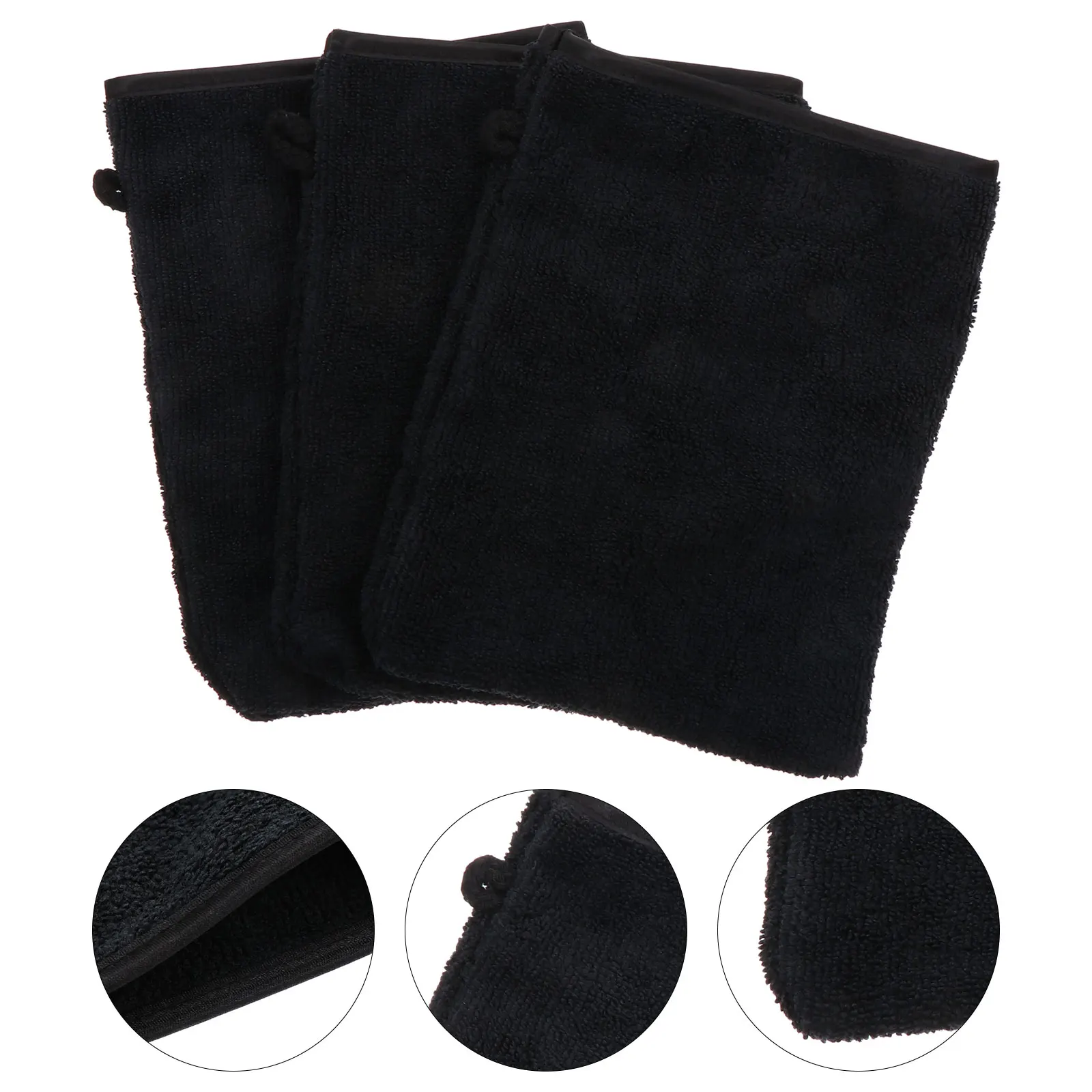 3 قطعة قفازات تنظيف الوجه ستوكات التقشير غسل الوجه قفاز السفر حجم لطيف كفاءة مزيل ماكياج هدية عملية