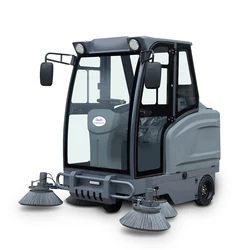 Fully Enclosed Street Cleaning Industrial Floor Sweeper Large Driving Sweeping Machine