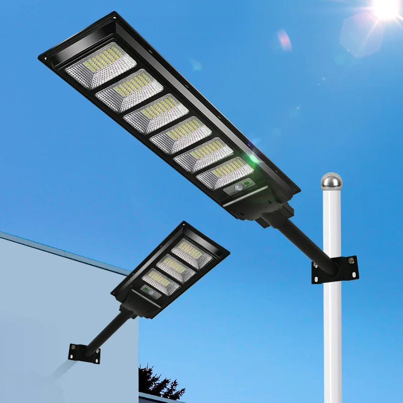 Outdoor Solar Street Light High Power Ultra Bright Human Sensing Waterproof Street Light Garden Patio Courtyard Light Lighting