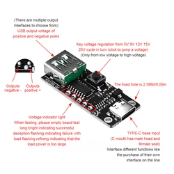 Type-C USB-C PD2.0 3.0 TO DC USB Decoy Fast Charge Trigger Detector PD 5A Test