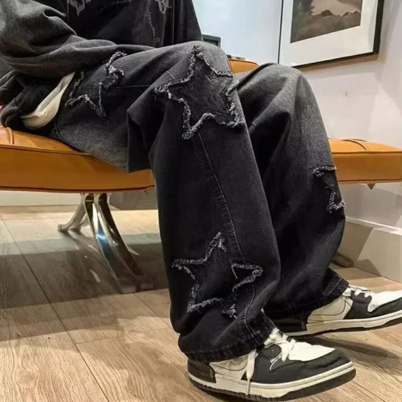 calça larga masculina