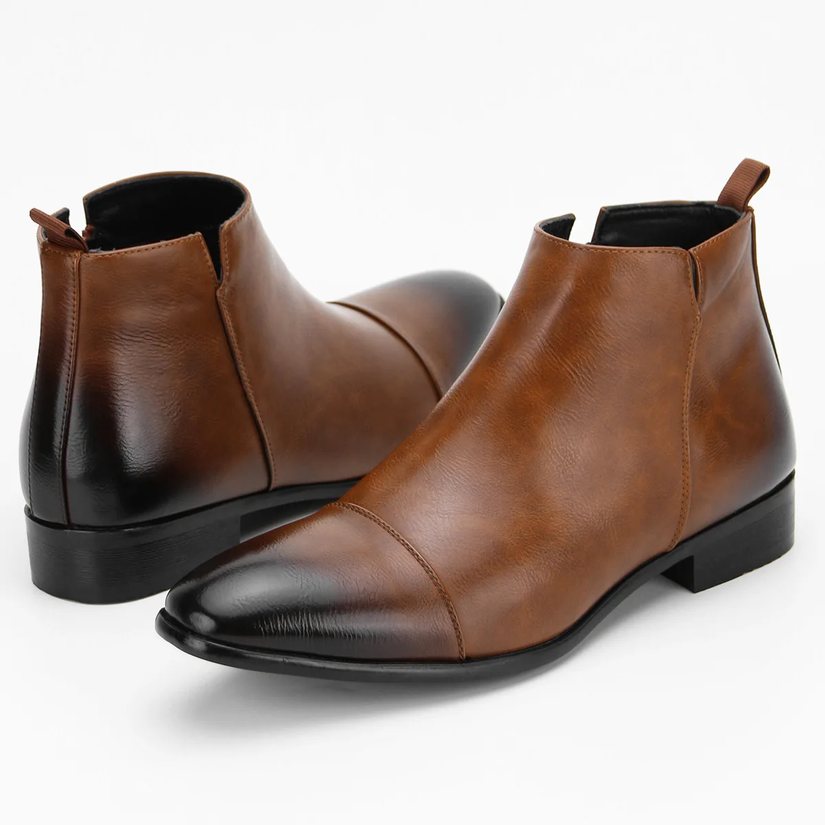 

Fashionable Men's Chelsea Boots Formal Business Banquet Men's Leather Boots