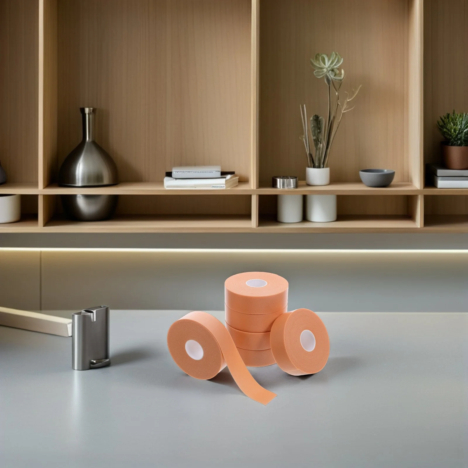 6 rolek 24mmx4.5m samoprzylepnej piankowej taśmy zapobiegającej otarciom pięt, chroniącej przed pęcherzykami w butach, szpilkach i obuwiu sportowym