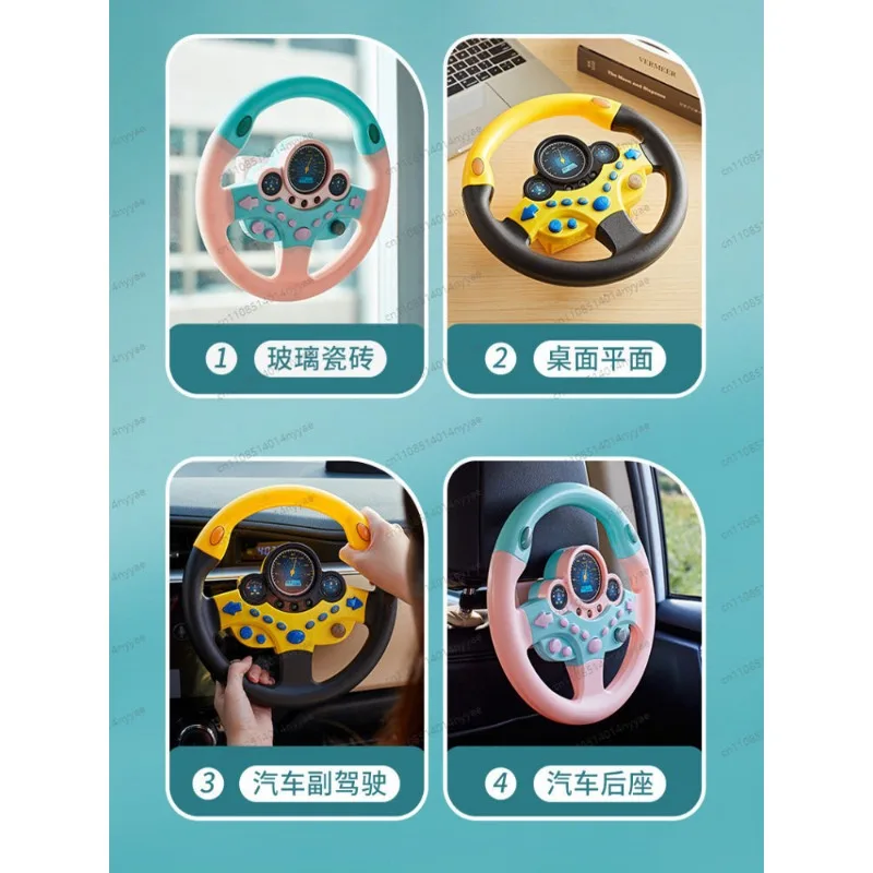 Immagine 5: Giocattolo Educativo per Bambini: Volante Simulato e Sedile Passeggero per Auto