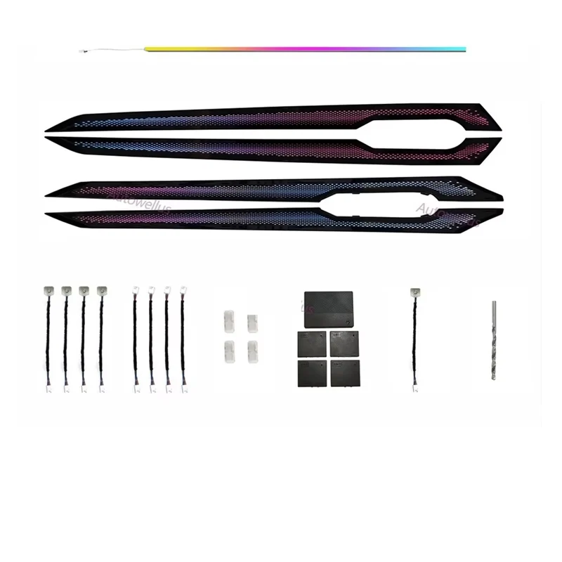 

STLFFor Volkswagens Golf8 2021-2025Dynamic Ambient Lighting System1:1 Mold ABS Trim Panel Automotive Interior Upgrade Atmosphere