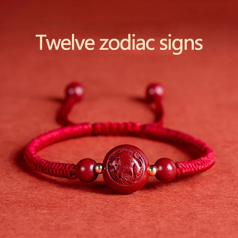 

Lucky 12 Constellation Zodiac Sign Braided Bracelet Women Men Red Rope Braided Beaded Bracelet Bangle Birthday Wealth Jewelry