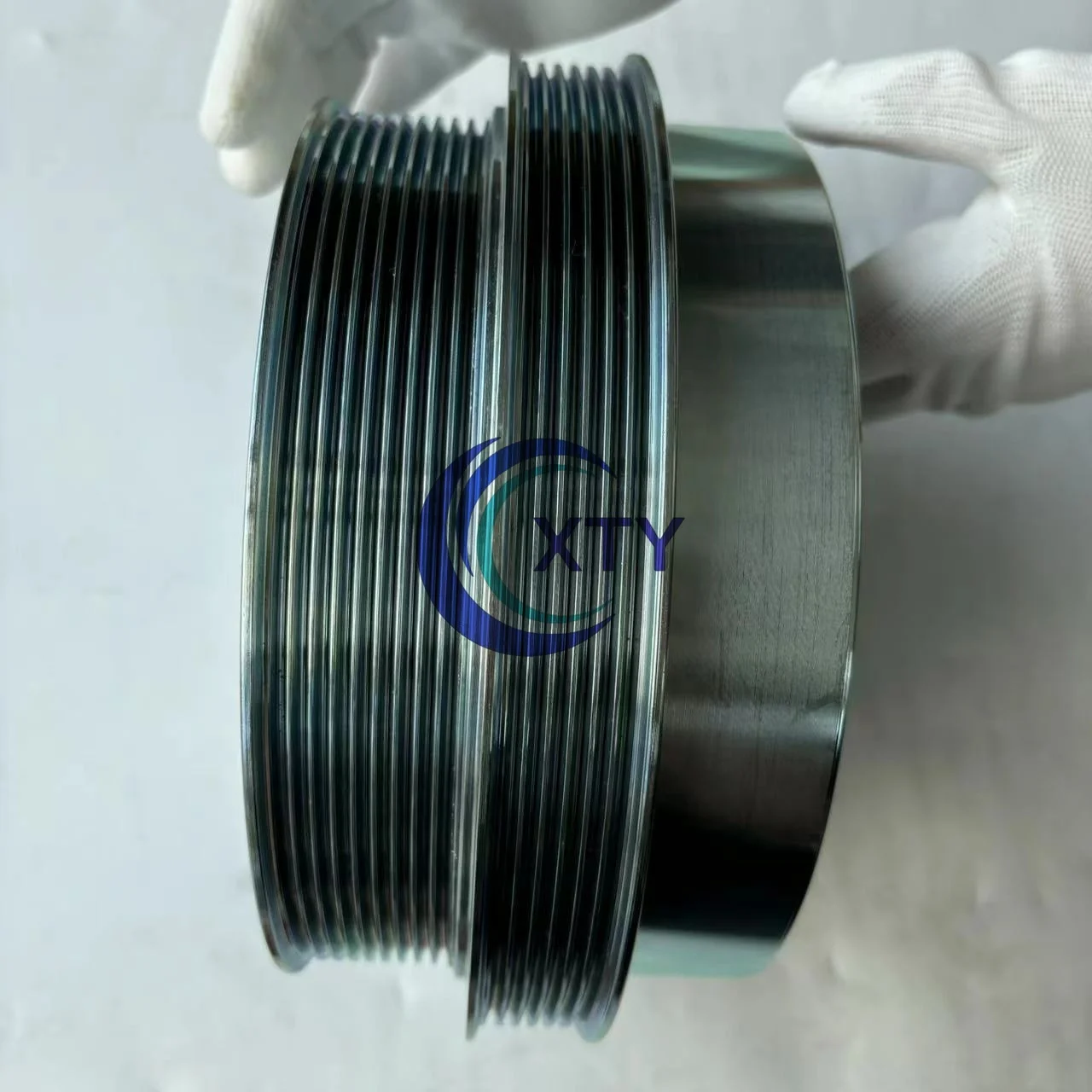 LA16255Y AC Clutch 24V 6PK/9PK Dual Belt Pulley for YUTONG Coach Air Conditioner Parts