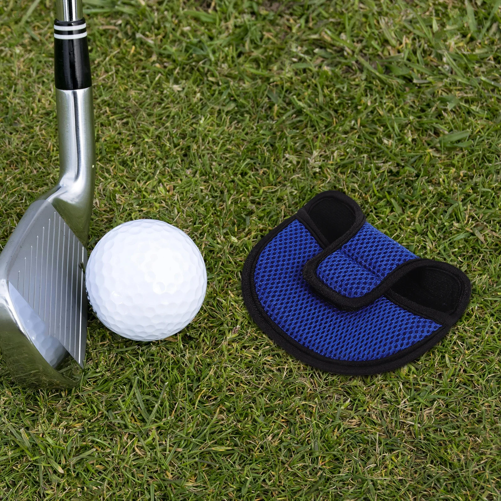 

Club Cover Putter Headcovers Protective Case Mallet Nylon Golf Iron Headcovers Set Longlasting Water Resistant for Men