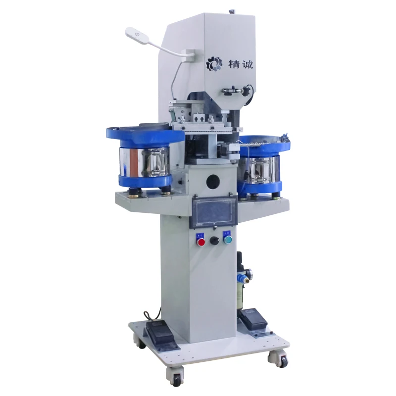 Cost Effective Automatic Hollow Solid Nail Riveting Machine For Shoes Hand Bags Making