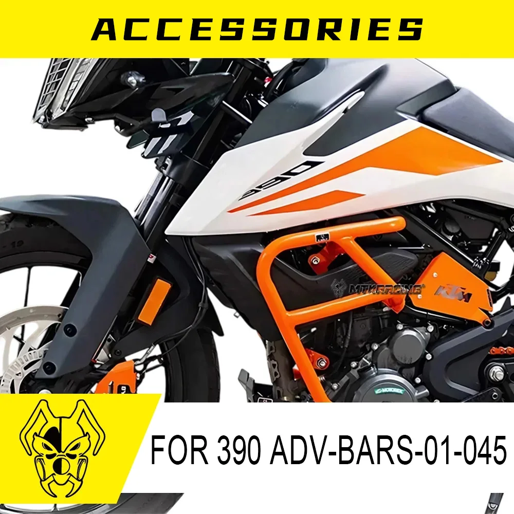 

MTKRACING For KTM 390 Adventure 390 ADV 2021-2024 Motorcycle Crash Bar Engine Guard Frame Sliders Lower Bumper Falling Protector