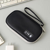 Travel Cable Organizer Bag Small Zipper Pouch Cosmetic Storage Bag Electronic Organizer Data Cable Charger Digital Accessories