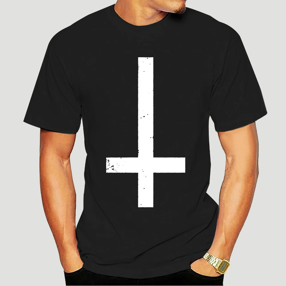 FPACEMen's Tops & Tees Inverted Cross - Grunge Wholesale Custom T Shirt Cotton Short Sleeve Design Sweatshirt Tshirt 2986X