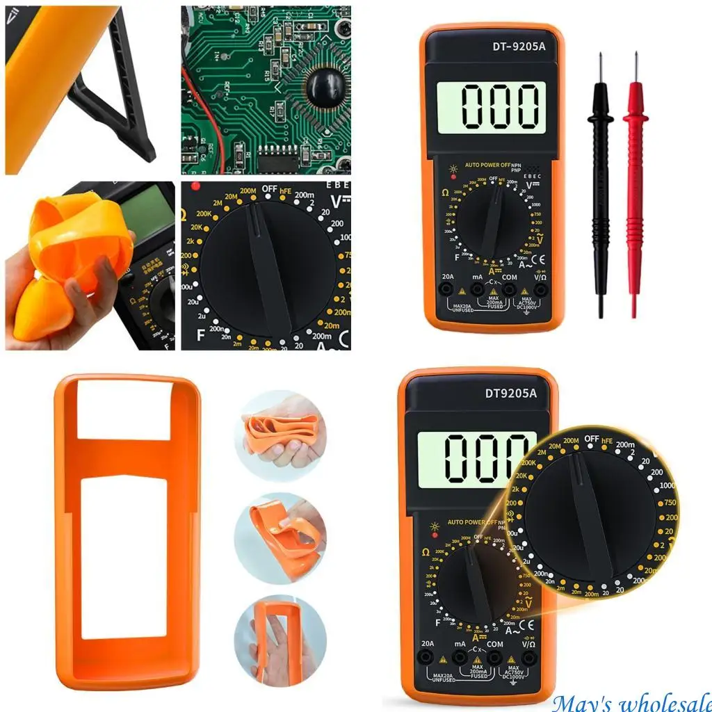 

High Precise Electronic Multimeter Auto Ranging Voltages Current Detection 448A