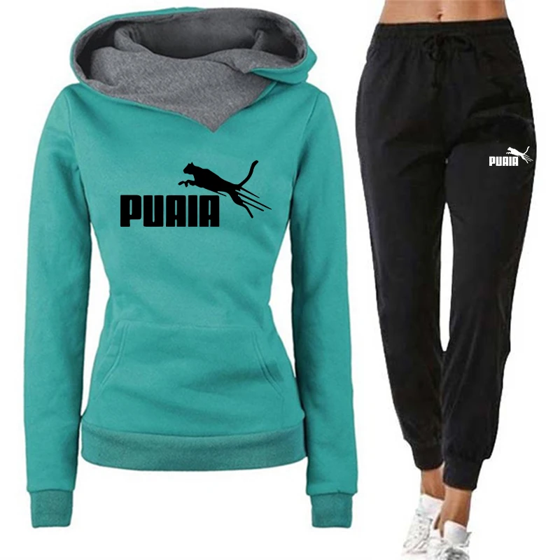 Damen-Set/Hoodie/Hose Trainingsanzug Langarm-Hoodie Sweatshirts Outdoor Freizeitkleidung Sportbekleidung Herbst Winter Einzeloberteile Hosen – Detail 6