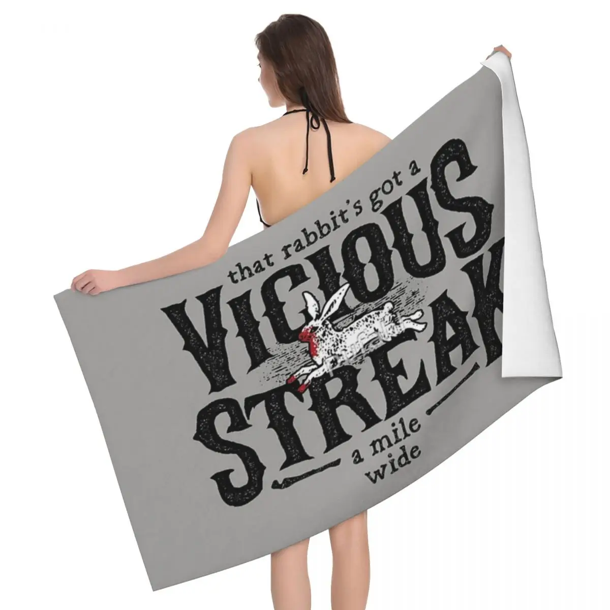

Vicious Streak 80x130cm Bath Towel Water-absorbent For Bathroom Wedding Gift