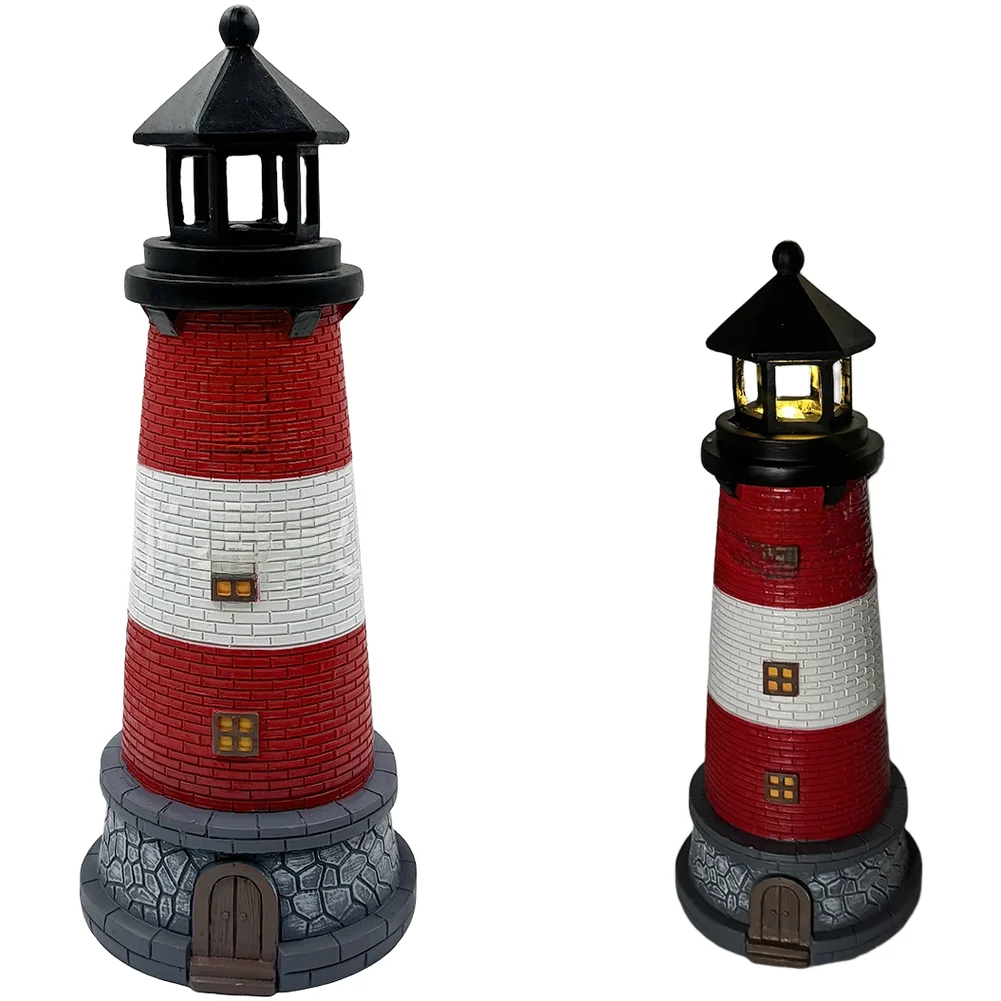 Blue Red Solar Powered Resin L - đánh giá và giá Outdoor Lighting Mediterranean Style