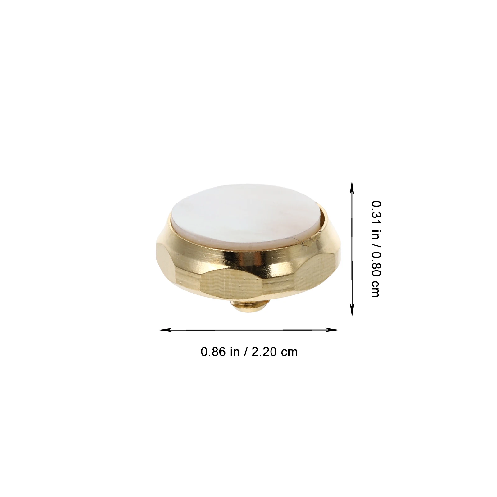 

Cute Trumpet Button Buckle Accessories 2PCS Valve Caps Finger Buttons Copper Material for Trumpet Lasting Use