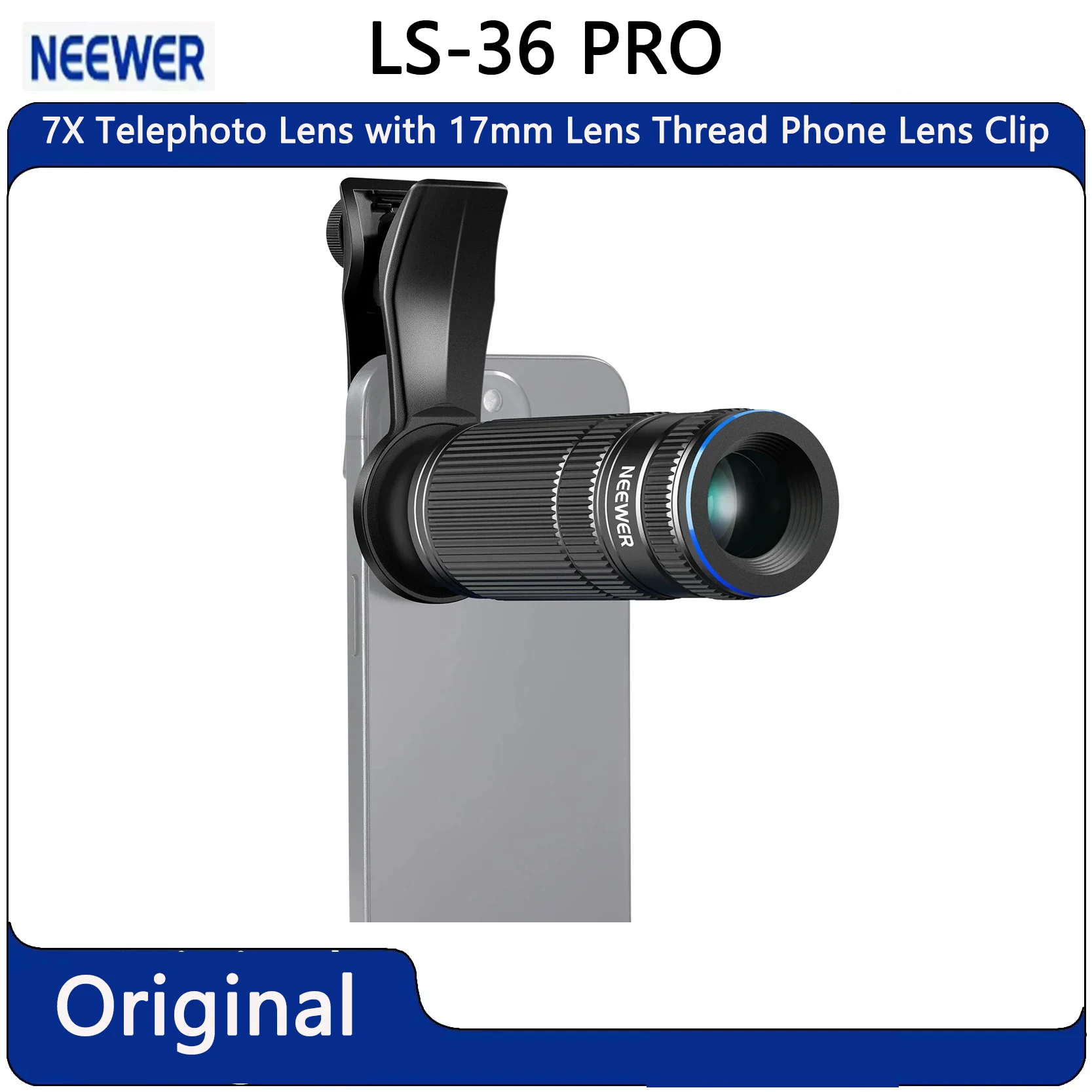 الأصلي NEEWER LS - 36 PRO 7X عدسة المقربة مع عدسة 17 ملم موضوع عدسة الهاتف كليب Unleash Pro Level Zoom #1