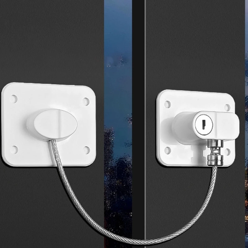 

Многофункциональный замок для холодильника и окна, регулируемый стопор для ящика безопасности, многофункциональные замки для защиты от детей