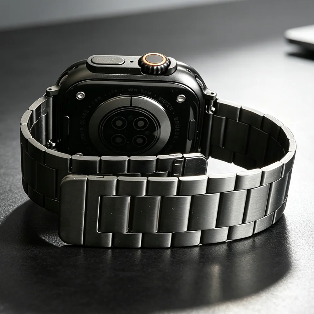 Magnetisches Edelstahlarmband für Apple Watch Series 49mm 46mm 45mm 44mm 42 41 40mm Armband iWatch Ultra SE 11 10 9 8 7 6 5 4 3