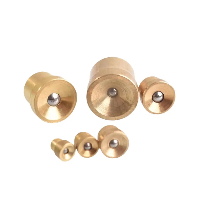 Brass Press Fit Flange Oil Cup Ball Push Button Grease Oiler Hit&Miss Spring Nozzle Gas Engine Motor Repair Replacement Part