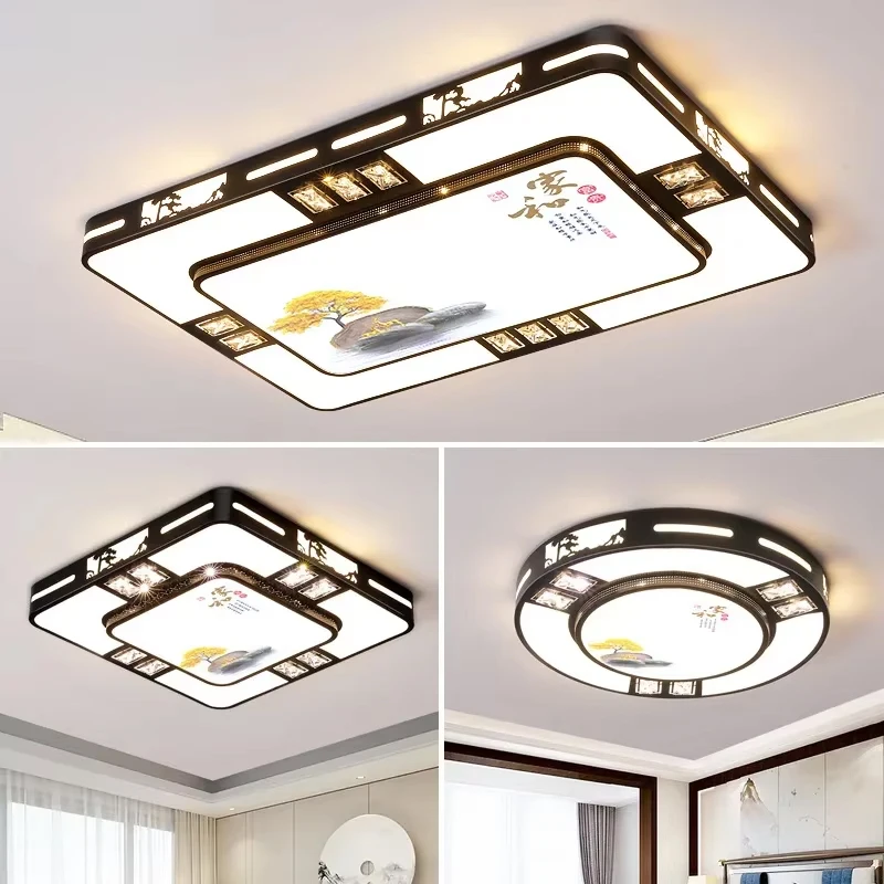 

Modern Household Bedroom Ceiling Lamps New Chinese Style Dining Room Lighting Fixtures Atmospheric Living Room LED Ceiling Light