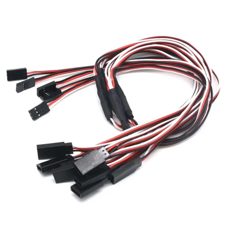 5pcs RC Servo Y extension cordcable lead 150mm 300mm 500mm suitable for JR Futaba RC battery drone car boat helicopter airplane