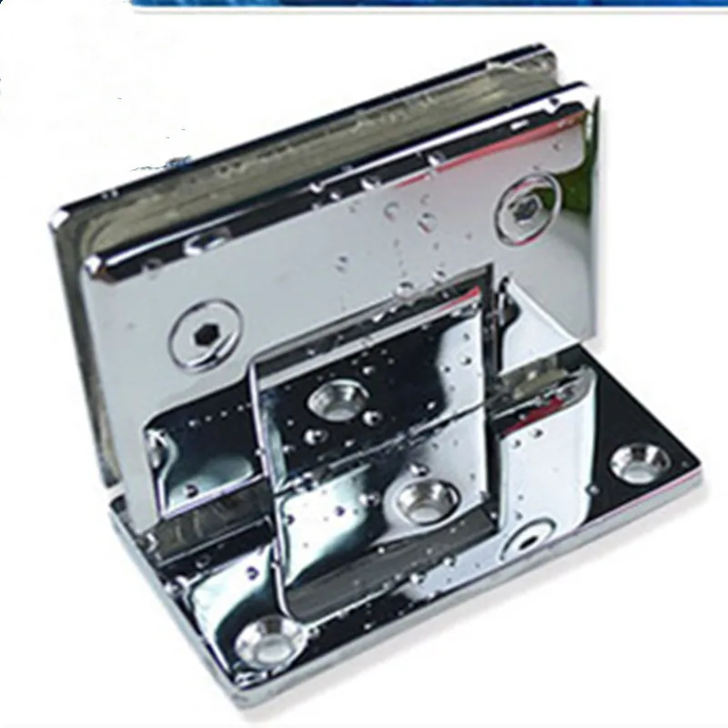Thickened zinc alloy bathroom shower room hinge glass door clip(XYGL-12)