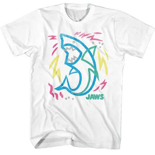 JAWS Doodles T Shirt White