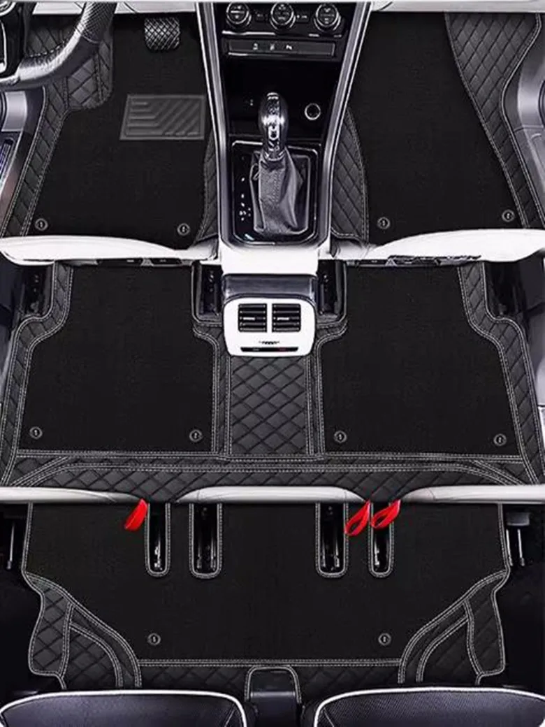 

Специальные автомобильные коврики на заказ для Infiniti QX60 2026-2022 6, 7 мест, хорошее качество, водонепроницаемые двухслойные ковры для QX60 2024