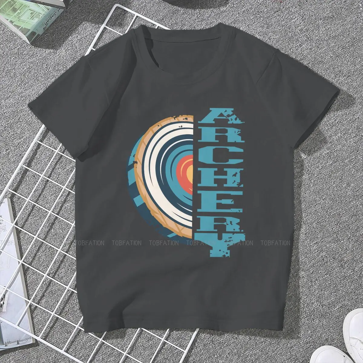 Vintage Archery Target Style TShirt for Girl Archery Sports 4XL Creative Graphic  T Shirt Hot Sale