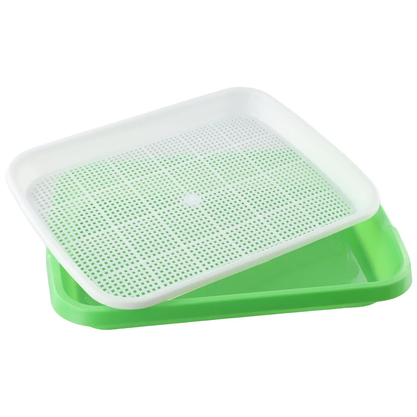 

New Nursery Pots Tray Buckwheat Double Layer Germination Greenhouse Grow Basket Hydroponics Plate Soybean Sprout