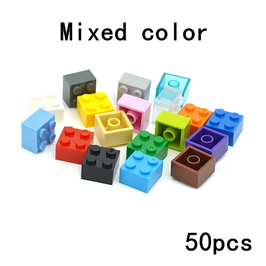 DIY Bausteine Ziegel 2x2 Punkte dicke Figuren Größe 2*2 Punkte kompatibel mit 3003 pädagogischen kreativen Spielzeug für Kinder